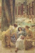 Alma-Tadema, Sir Lawrence The Baths of Caracalla (mk24) oil on canvas